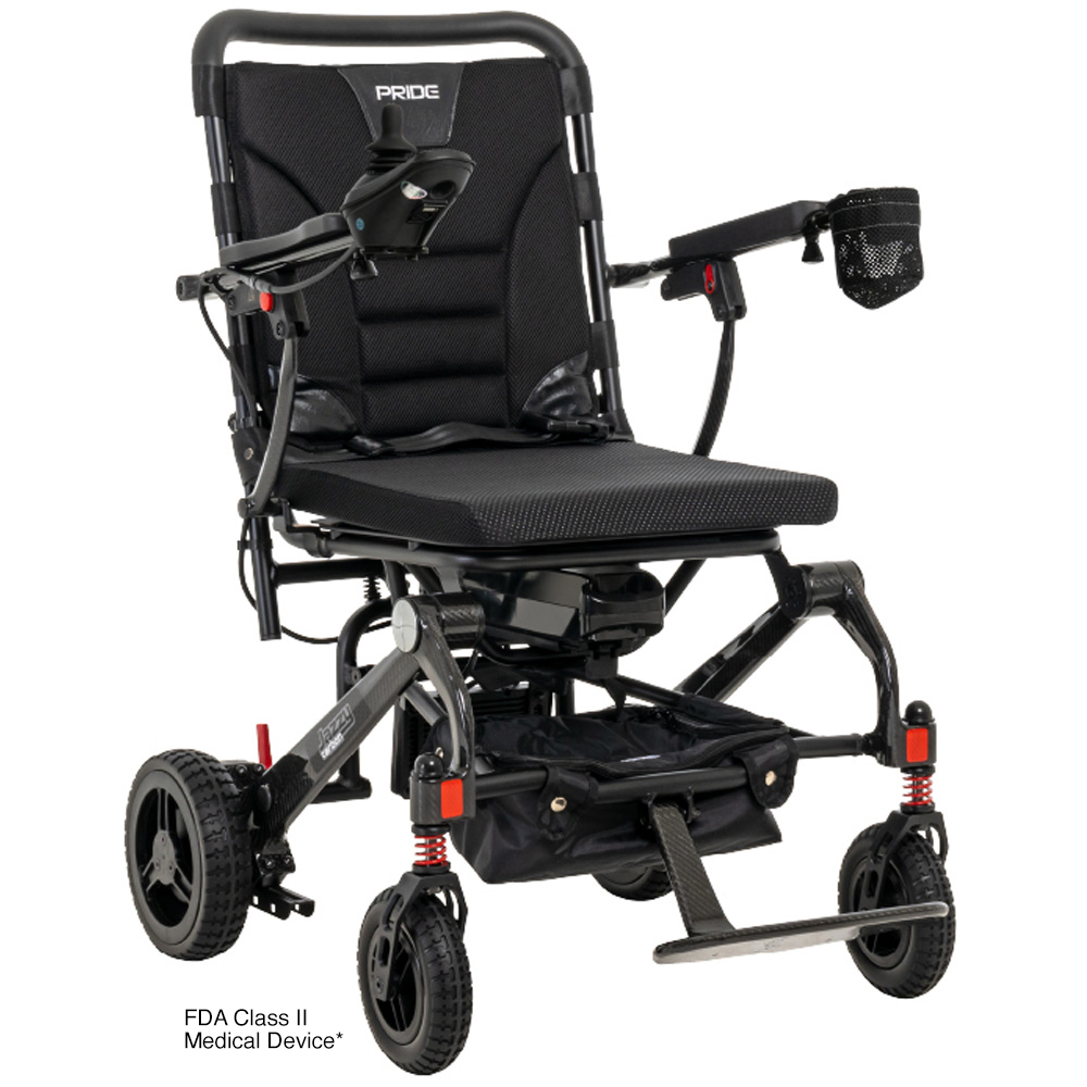 Pride Jazzy Power Chair folding is foldable